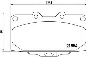 Тормозные колодки для моделей: NISSAN (200-SX), SUBARU (IMPREZA,IMPREZA,IMPREZA)