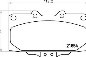 Тормозные колодки для моделей: NISSAN (200-SX), SUBARU (IMPREZA,IMPREZA)