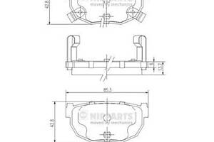 Тормозные колодки для моделей: NISSAN (200-SX)