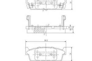 Тормозные колодки для моделей: NISSAN (200-SX)