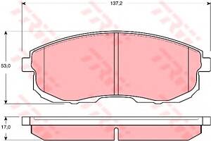 Тормозные колодки  для моделей: NISSAN (200-SX)