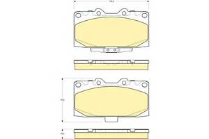 Тормозные колодки для моделей: NISSAN (300-ZX, 200-SX), SUBARU (IMPREZA,IMPREZA,FORESTER,IMPREZA,IMPREZA,IMPREZA)