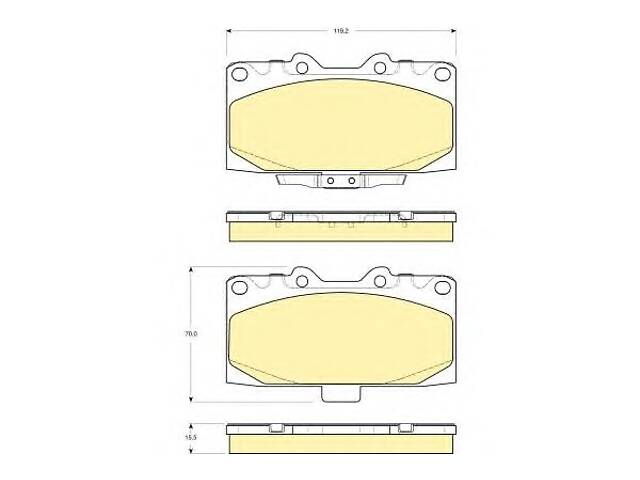 Тормозные колодки для моделей: NISSAN (300-ZX, 200-SX), SUBARU (IMPREZA,IMPREZA,FORESTER,IMPREZA,IMPREZA,IMPREZA)