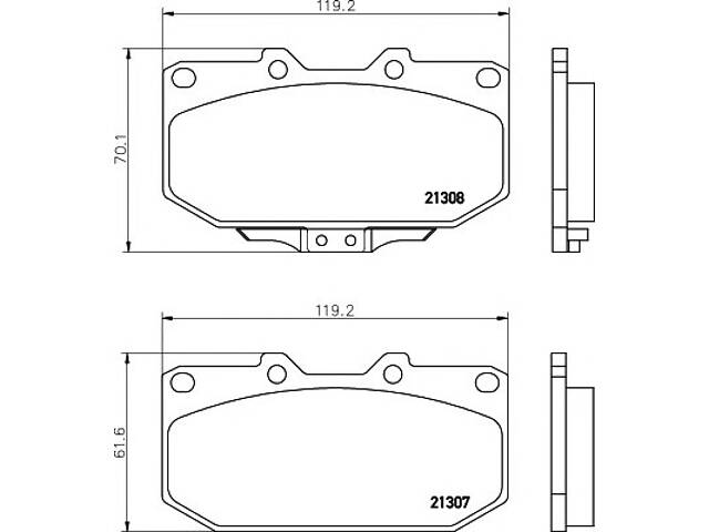 Тормозные колодки для моделей: NISSAN (300-ZX, 200-SX), SUBARU (IMPREZA,IMPREZA,IMPREZA,IMPREZA,IMPREZA)