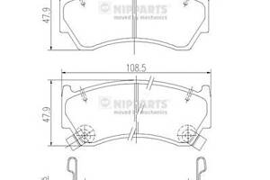 Тормозные колодки для моделей: NISSAN (ALMERA, ALMERA), SUZUKI (BALENO)