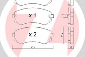 Тормозные колодки для моделей: NISSAN (ALMERA, ALMERA,PATROL)