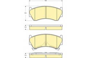 Тормозные колодки для моделей: NISSAN (ALMERA, ALMERA,TSURU,CIMA,CUBE,NAVARA)