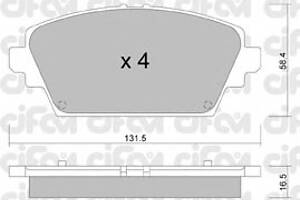 Тормозные колодки для моделей: NISSAN (ALMERA, PRIMERA,PRIMERA,PRIMERA)