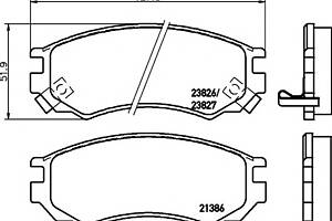 Тормозные колодки для моделей: NISSAN (ALMERA)