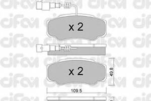 Тормозные колодки для моделей: NISSAN (CABSTAR), RENAULT TRUCKS (Maxity)