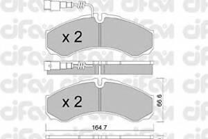 Тормозные колодки для моделей: NISSAN (CABSTAR), RENAULT TRUCKS (Maxity)