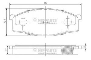 Тормозные колодки для моделей: NISSAN (CABSTAR, CABSTAR,CABSTAR)