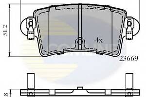 Тормозные колодки для моделей: NISSAN (INTERSTAR, INTERSTAR,INTERSTAR), OPEL (MOVANO,MOVANO,MOVANO,MOVANO), RENAULT (MA