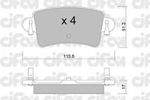 Колодки гальмівні для моделей: NISSAN (INTERSTAR, INTERSTAR, INTERSTAR), OPEL (MOVANO, MOVANO, MOVANO, MOVANO), RENAULT (MA