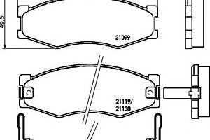 Тормозные колодки для моделей: NISSAN (LAUREL, PRAIRIE,BLUEBIRD,BLUEBIRD,BLUEBIRD,BLUEBIRD,SERENA,PICK,VANETTE,VANETTE,