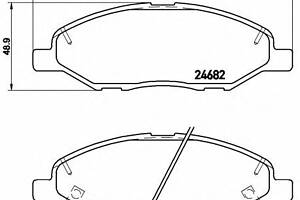 Тормозные колодки для моделей: NISSAN (MICRA, NOTE,TIIDA,TIIDA,TIIDA,CUBE,LIVINA)