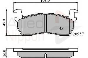 Тормозные колодки для моделей: NISSAN (MICRA)