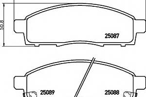 Тормозные колодки для моделей: NISSAN (NV200, NV200)