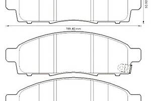 Тормозные колодки для моделей: NISSAN (NV200, NV200)