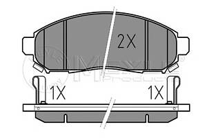 Гальмівні колодки для моделей: NISSAN (PATHFINDER, NAVARA, NAVARA, NP300)