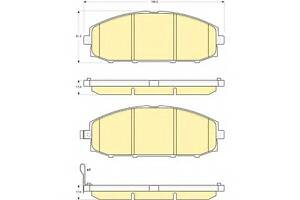 Тормозные колодки для моделей: NISSAN (PATROL)