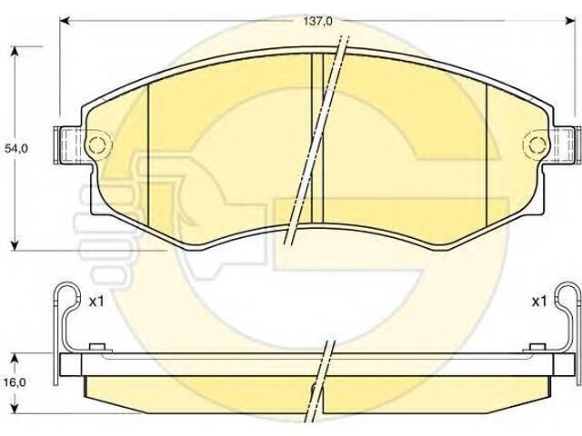 Тормозные колодки для моделей: NISSAN (PRAIRIE)