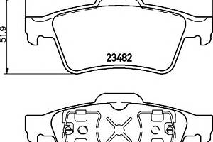 Гальмівні колодки для моделей: NISSAN (PRIMERA, PRIMERA, PRIMERA), RENAULT (LAGUNA, LAGUNA, VEL, ESPACE)