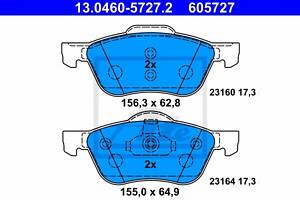 Тормозные колодки для моделей: NISSAN (PRIMERA, PRIMERA,PRIMERA)