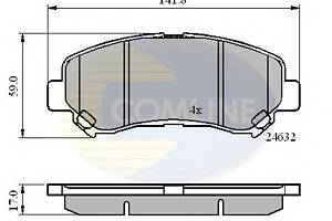 Тормозные колодки для моделей: NISSAN (QASHQAI, X-TRAIL)