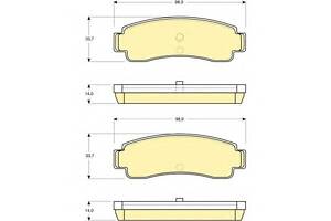 Тормозные колодки для моделей: NISSAN (SUNNY, SUNNY,SUNNY,SUNNY,PULSAR,CHERRY)