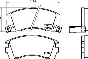 Тормозные колодки для моделей: NISSAN (SUNNY, SUNNY)