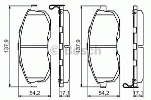 Тормозные колодки для моделей: NISSAN (TEANA), NISSAN (DONGFENG) (TEANA)