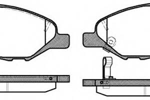 Колодки гальмівні для моделей:NISSAN (TIIDA,TIIDA)