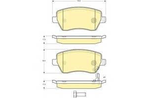 Колодки гальмівні для моделей:OPEL (AGILA), SUZUKI (SWIFT,SPLASH), VAUXHALL (AGILA)