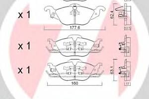 Тормозные колодки для моделей: OPEL (ASTRA, ASTRA,ASTRA,ASTRA,ASTRA,ASTRA), VAUXHALL (ASTRA,ASTRA,ASTRA,ASTRAVAN,ASTRA)