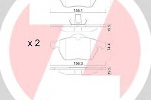 Тормозные колодки для моделей: OPEL (CALIBRA, VECTRA,VECTRA,VECTRA), SAAB (900,900,900,9-5,9-5), VAUXHALL (CALIBRA,VECT