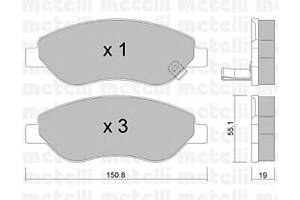 Колодки гальмівні для моделей:OPEL (CORSA), VAUXHALL (CORSA)