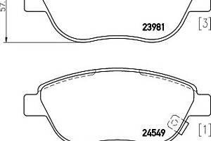 Тормозные колодки для моделей: OPEL (CORSA, CORSA), VAUXHALL (CORSA,CORSAVAN)