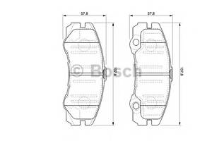 Колодки гальмівні для моделей:OPEL (FRONTERA), VAUXHALL (FRONTERA)