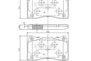 Тормозные колодки для моделей: OPEL (INSIGNIA, INSIGNIA,INSIGNIA,ASTRA,ASTRA,ASTRA,ASTRA), SAAB (9-5), SUBARU (IMPREZA,