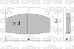 Гальмівні колодки для моделей: OPEL (KADETT, KADETT, REKORD, KADETT, REKORD, KADETT, KADETT, CORSA, CORSA, MANTA, MANTA, OMEGA,