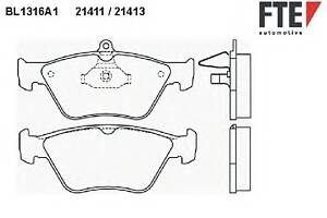 Тормозные колодки для моделей: OPEL (OMEGA, CALIBRA,VECTRA,OMEGA,VECTRA), SAAB (900,900,900,900,900,900), VAUXHALL (CAL