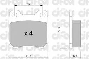 Тормозные колодки для моделей: OPEL (OMEGA, OMEGA), VAUXHALL (OMEGA,OMEGA)