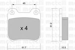 Тормозные колодки для моделей: OPEL (SENATOR, OMEGA,OMEGA,VECTRA,VECTRA,VECTRA), SAAB (900,900,900,9-5,9-3,9-3,9-5), VA