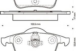 Тормозные колодки для моделей: PEUGEOT (407, 407,407)