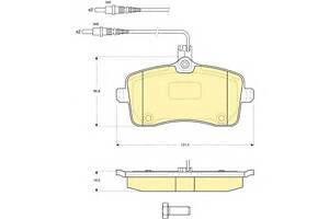 Гальмівні колодки для моделей: PEUGEOT (407,407)