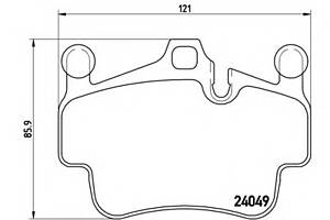 Тормозные колодки для моделей: PORSCHE (911, 911,CAYMAN,911)