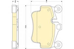 Тормозные колодки для моделей: PORSCHE (911, BOXSTER,911,CAYMAN,911)