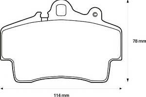 Тормозные колодки для моделей: PORSCHE (BOXSTER, 911,911,911,911,BOXSTER,911,CAYMAN,911)