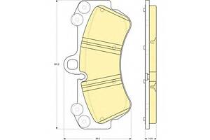 Тормозные колодки для моделей: PORSCHE (CAYENNE), VOLKSWAGEN (TOUAREG)